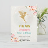 Floral fairy kaart (Staand voorkant)