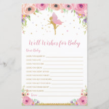 Floral Fairy Well wil Baby