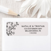 Floral Fairytale Wedding Etiket (Insitu)