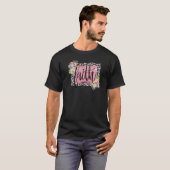 Floral Faith Bible Verse Christelijke Westerne rel T-shirt (Voorkant volledig)
