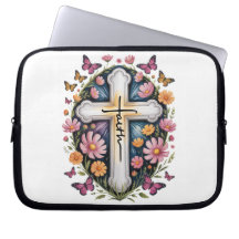 Floral Faith Cross