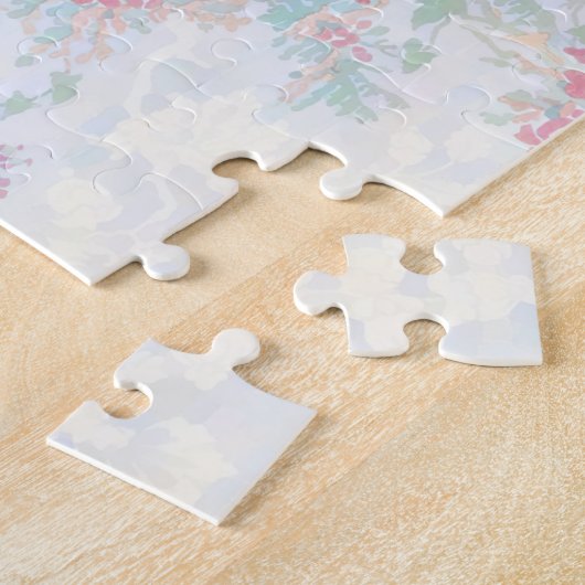  Floral Faith Cross Puzzle Legpuzzel (Zijkant)