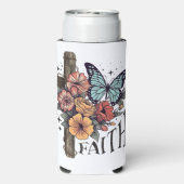 Floral Faith Cross Seltzer Blikjeskoeler (Seltzer Achterkant)