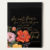 Floral Faith - niet bang, want ik ben bij je Planner (Achterkant)