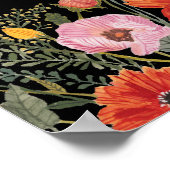 Floral Faith - niet bang, want ik ben bij je Poster (Hoek)