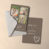 Floral familie's Day aangepaste foto Vakantie Kaar Feestdagenkaart