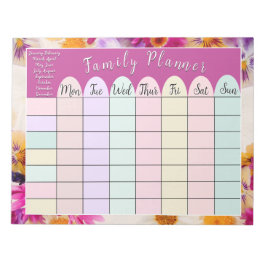 Floral Family Planner Notitieblok