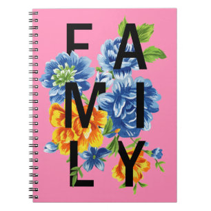 Floral Family Quote Notitieboek