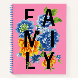 Floral Family Quote Notitieboek