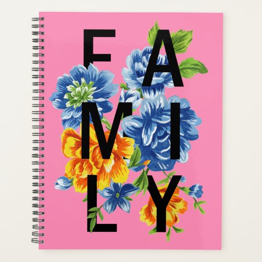 Floral Family Quote Planner