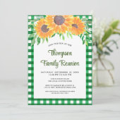 Floral Family Reunion Kaart (Staand voorkant)