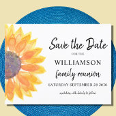 Floral Family Reunion Save the Date Aankondigingskaart