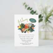 Floral Family Reunion Save the Date Briefkaart (Staand voorkant)