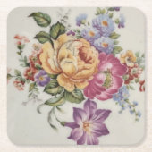 Floral Fancy Kartonnen Onderzetters (Voorkant)