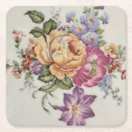 Floral Fancy Kartonnen Onderzetters