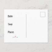 Floral Fancy Uitnodiging Briefkaart (Achterkant)