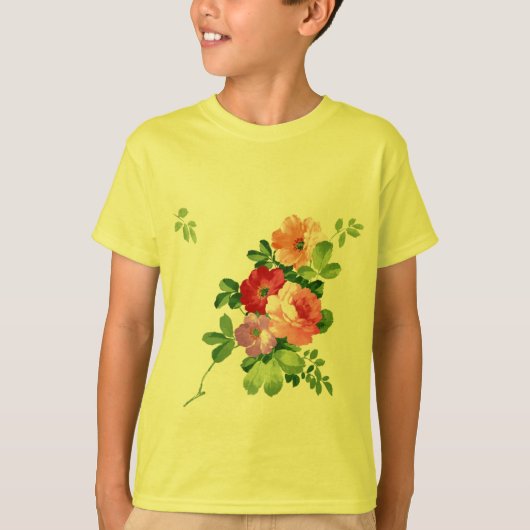 Floral fantacy - aanpasbaar t-shirt (Voorkant)