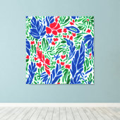 Floral Fantasia: Matisse's Garden of Dreams Canvas Afdruk (Insitu (Houten vloer))