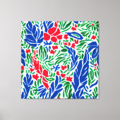 Floral Fantasia: Matisse's Garden of Dreams Canvas Afdruk (Voorkant)