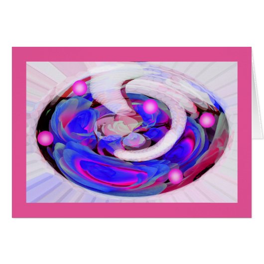 Floral-fantasiekaart (Voorkant Horizontaal)