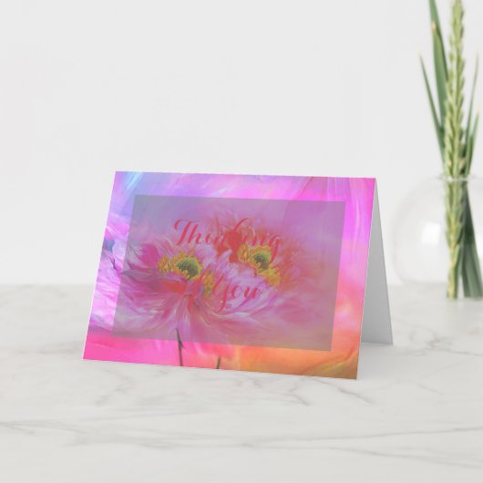 Floral fantasiekaart kaart (Voorkant)