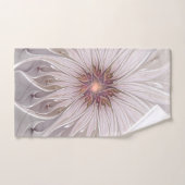 Floral Fantasy, Abstract Modern Pastel Flower Handdoek (Handdoek)
