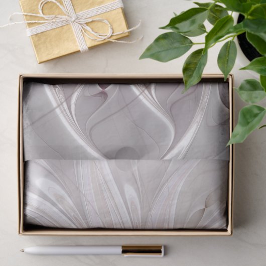 Floral Fantasy, Abstract Modern Pastel Flower Tissuepapier (Geschenk)