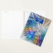 Floral Fantasy, Abstracte fractal Art Flower Planner (Display)