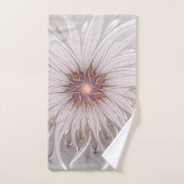 Floral Fantasy, Abstracte moderne deegbloem Bad Handdoek (Handdoek)