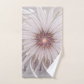 Floral Fantasy, Abstracte moderne deegbloem Bad Handdoek (Handdoek)