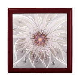 Floral Fantasy, Abstracte moderne deegbloem Cadeaudoosje