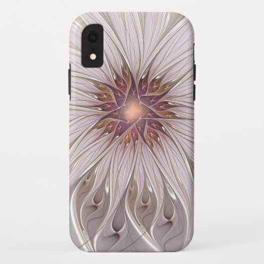 Floral Fantasy, Abstracte moderne deegbloem Case-Mate iPhone Case (Achterkant)
