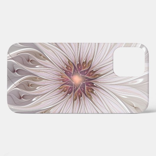 Floral Fantasy, Abstracte moderne deegbloem Case-Mate iPhone Case (Achterkant (horizontaal))