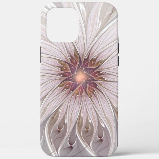 Floral Fantasy, Abstracte moderne deegbloem Case-Mate iPhone Case (Achterkant)