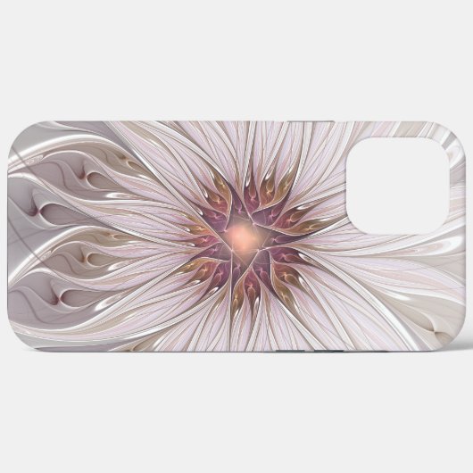 Floral Fantasy, Abstracte moderne deegbloem Case-Mate iPhone Case (Achterkant (horizontaal))
