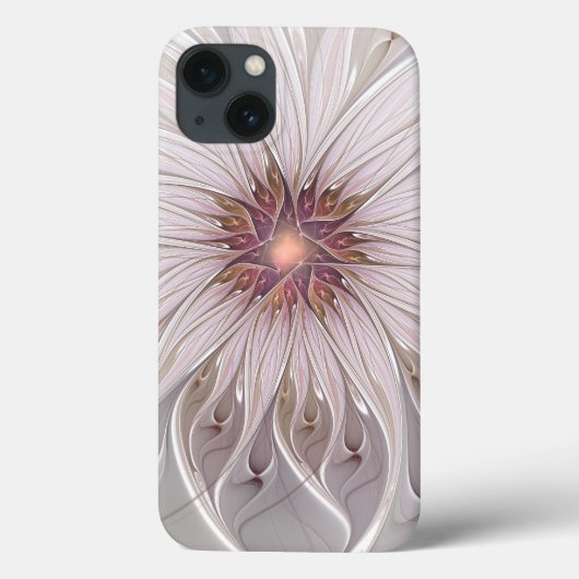 Floral Fantasy, Abstracte moderne deegbloem Case-Mate iPhone Case (Achterkant)