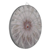 Floral Fantasy, Abstracte moderne deegbloem Dartbord (Voorkant Links)