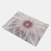 Floral Fantasy, Abstracte moderne deegbloem Deurmat (Schuin)