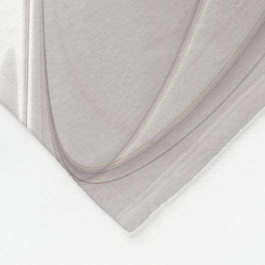 Floral Fantasy, Abstracte moderne deegbloem Fleece Deken (Hoek)