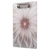 Floral Fantasy, Abstracte moderne deegbloem Klembord (Links)