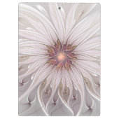 Floral Fantasy, Abstracte moderne deegbloem Klembord (Achterkant)