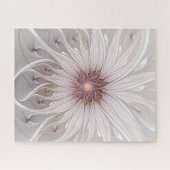 Floral Fantasy, Abstracte moderne deegbloem Legpuzzel (Horizontaal)