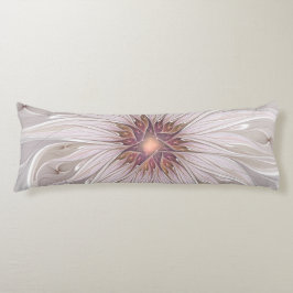 Floral Fantasy, Abstracte moderne deegbloem Lichaamskussen
