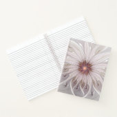 Floral Fantasy, Abstracte moderne deegbloem Notitieboek (Binnen)
