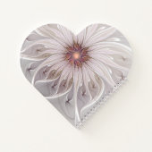 Floral Fantasy, Abstracte moderne deegbloem Notitieboek (Achterkant)