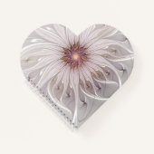 Floral Fantasy, Abstracte moderne deegbloem Notitieboek (Voorkant)