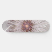 Floral Fantasy, Abstracte moderne deegbloem Persoonlijk Skateboard (Horizontaal)