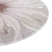 Floral Fantasy, Abstracte moderne deegbloem Snijplank (Hoek)