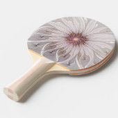 Floral Fantasy, Abstracte moderne deegbloem Tafeltennisbatje (Voorkant Gekanteld)