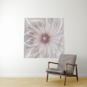 Floral Fantasy, Abstracte moderne deegbloem Wandkleed (In Situ (horizontaal))